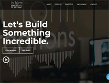 Tablet Screenshot of informcreations.com